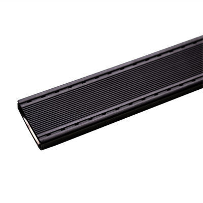 Dispositif d'écartement de bord chaud flexible argenté/noir pour le verre isolant