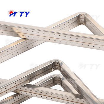 Barre d'espacement isolante en verre en aluminium avec aluminium de qualité de conception pliable et durable