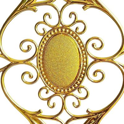 Bar géorgien décoratif en verre isolant en forme de grande fleur