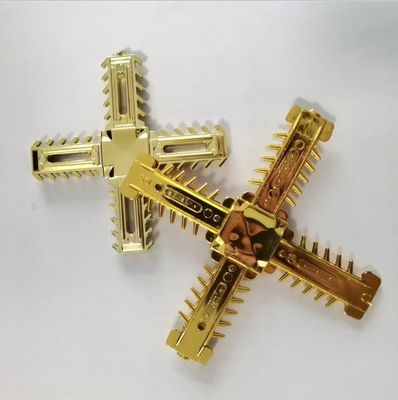 Connecteur de barre géorgien décoratif pour bande d'aluminium en verre creux