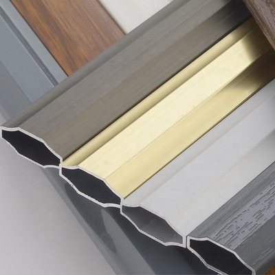 Accessoires en aluminium en verre double glaçage de style moderne avec fleur de barre géorgienne