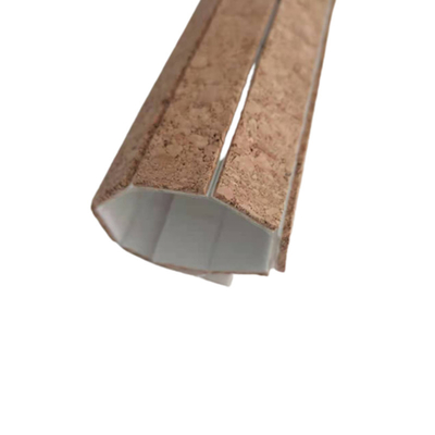 Pads de séparation en verre de bureau avec composition de liège naturel en couleur brune