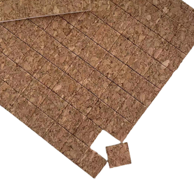 Design moderne composition carrée bouchon de liège joints en bois Distance bouchon protecteur coussinets