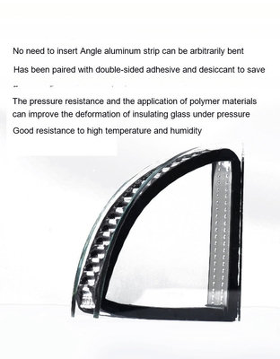 Double verre isolé 6 9A 6IGU pour fenêtres et portes antipoussière avec butyle d'aluminium