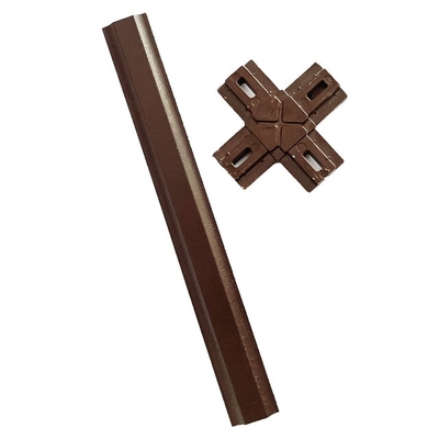 Modèle de barre de fleurs décorative géorgienne avec fleur de pierre pour fenêtres en verre à double vitrage