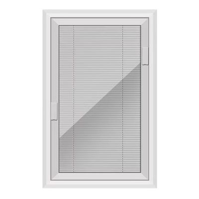 Panneau de verre stores intégrés pour le style de conception moderne portes et fenêtres en verre simple