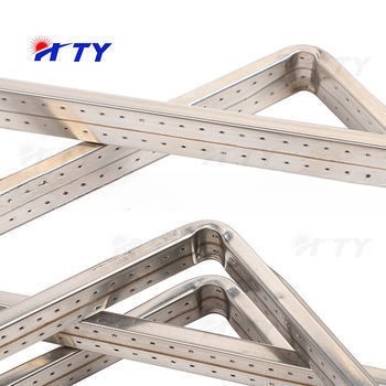 Accessoires isolants en verre Barre d'espacement en aluminium 6-40A pour les fenêtres et les portes