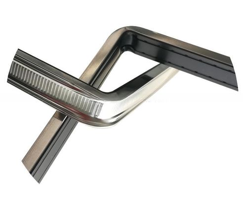Personnaliser LOGO vitres et portes en verre insultant Barre d'espacement en aluminium gravée sur mesure