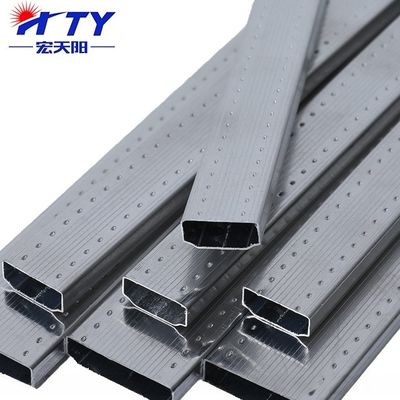 Porte-fenêtre Barre en verre creux en aluminium Friseur à fréquence soudage espaceur en aluminium Argent/noir